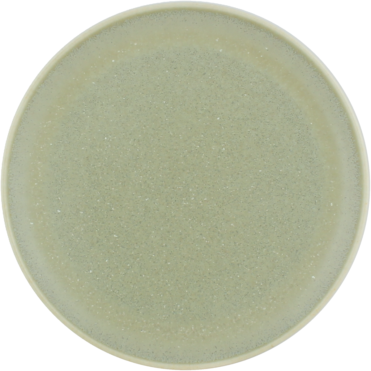 Plate flat round coupe matcha 15cm