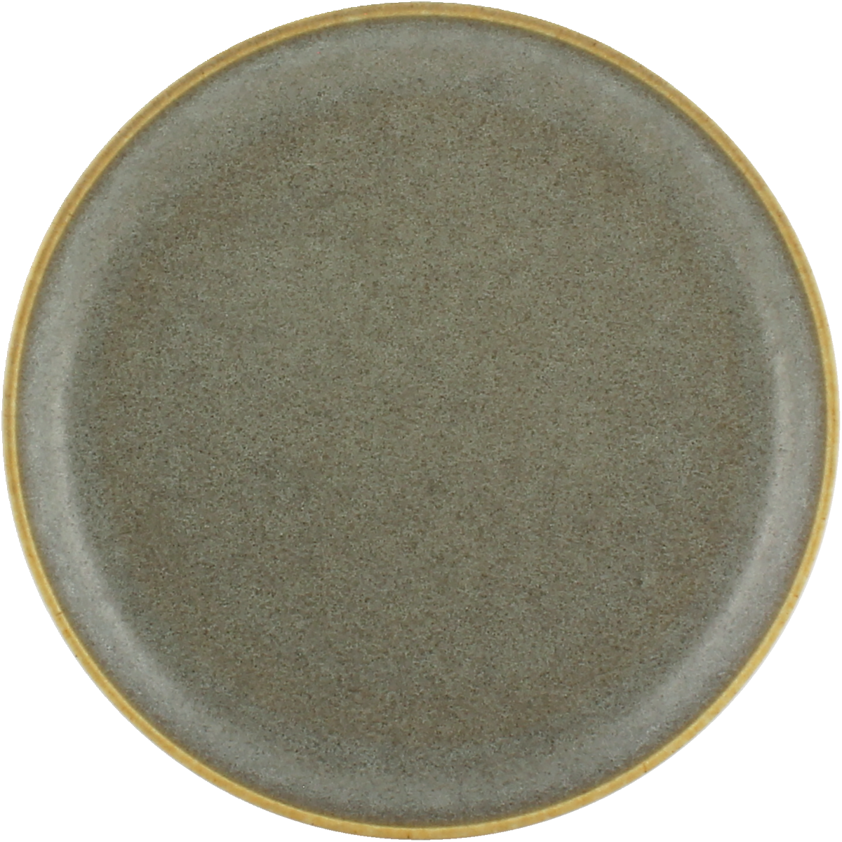 Plate flat round coupe smoke 15cm