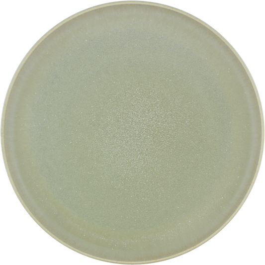 Plate flat round coupe matcha 24cm