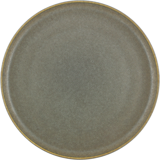 Plate flat round coupe smoke 24cm