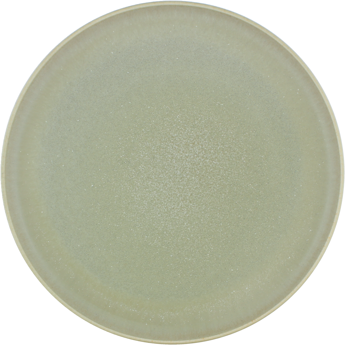 Plate flat round coupe matcha 27cm