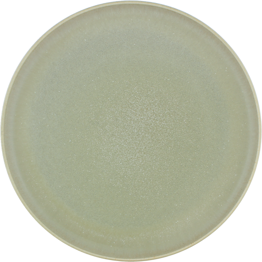 Plate flat round coupe matcha 27cm