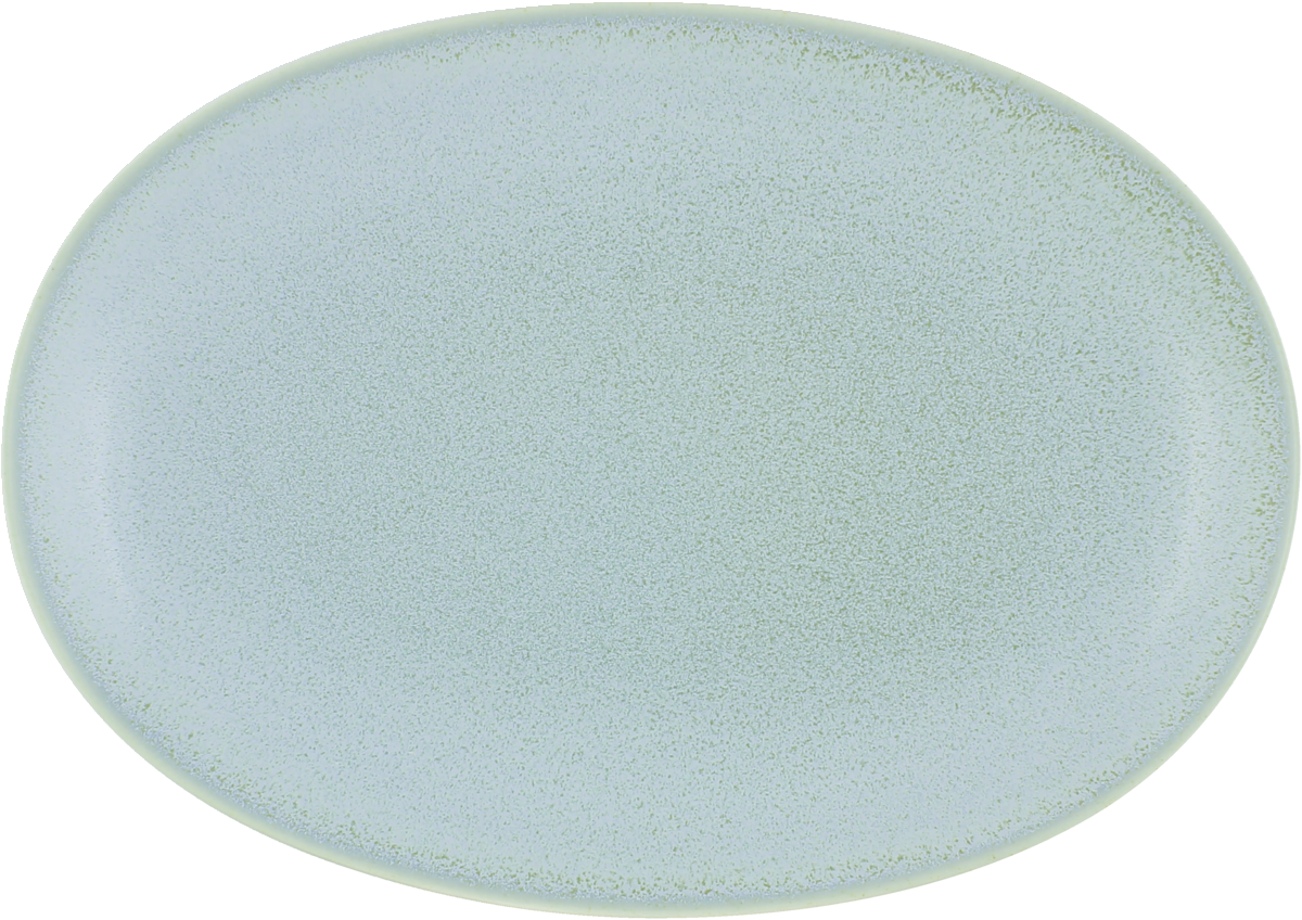 Platter oval coupe frost 32x24cm