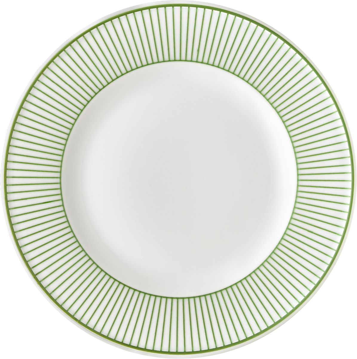 Plate flat round with rim 15cm