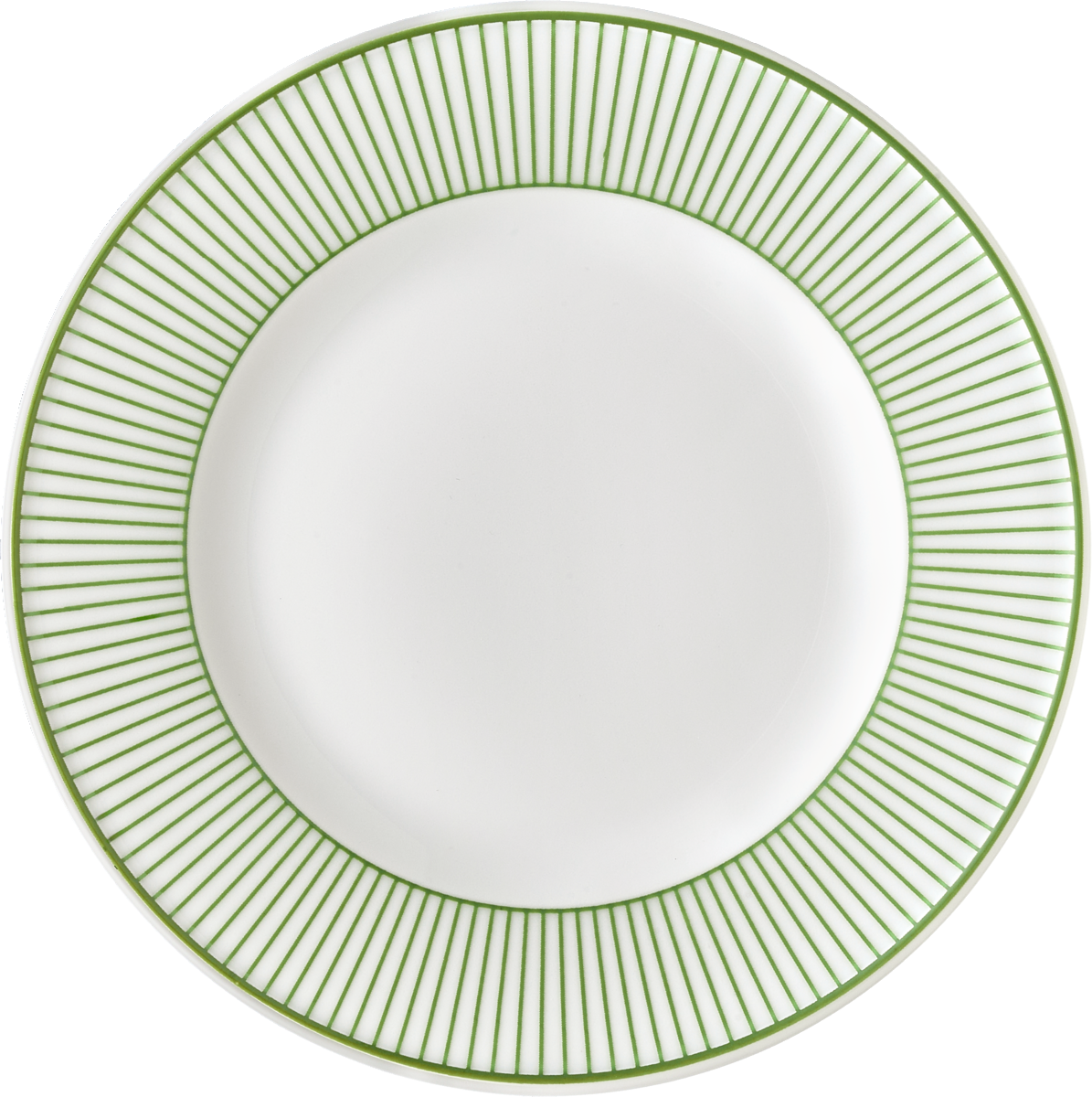 Plate flat round with rim 21cm