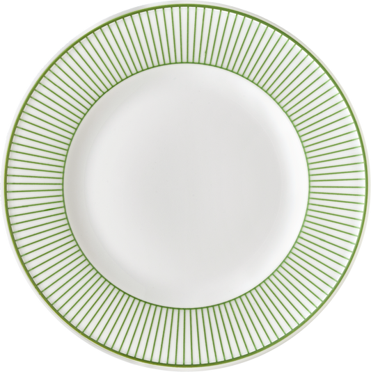 Plate flat round with rim 21cm