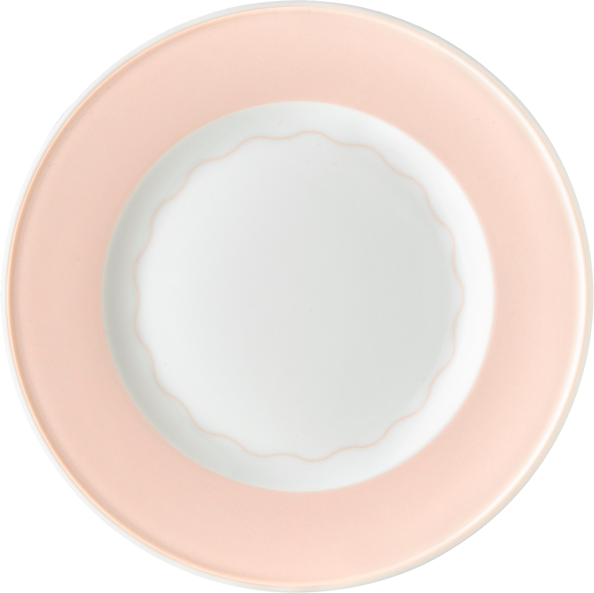 Plate flat round with rim 21cm