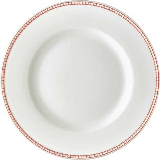 Plate flat round with rim 21cm