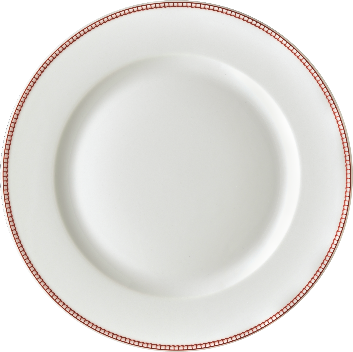 Plate flat round with rim 26cm