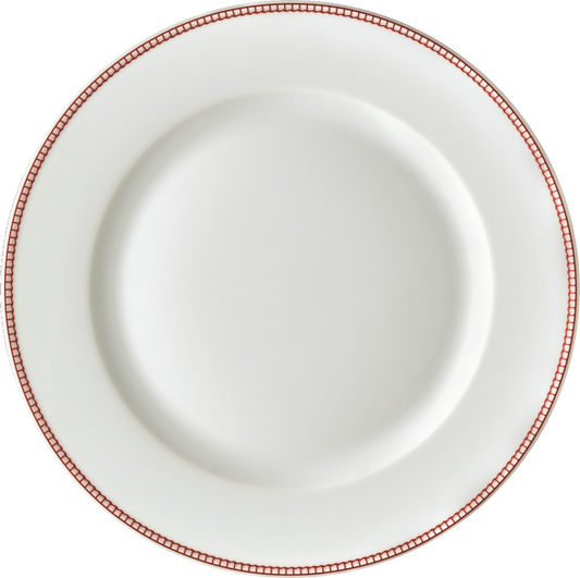 Plate flat round with rim 26cm