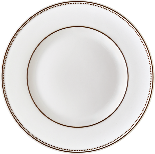 Plate flat round with rim 26cm