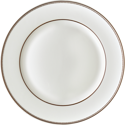 Plate flat round with rim 28cm