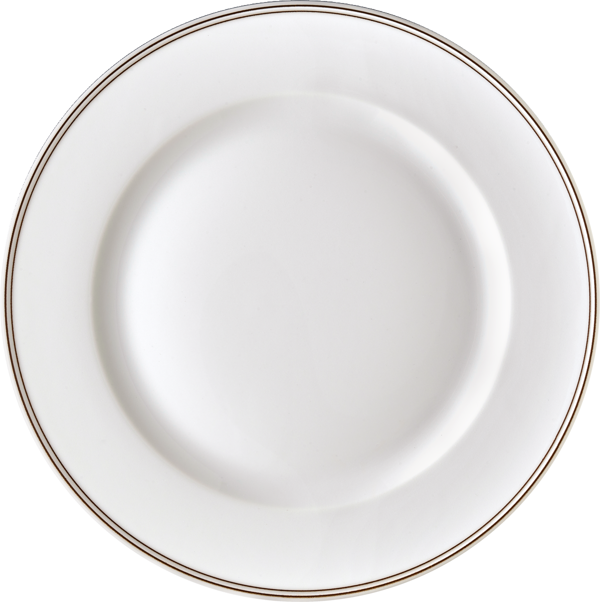 Plate flat round with rim 28cm