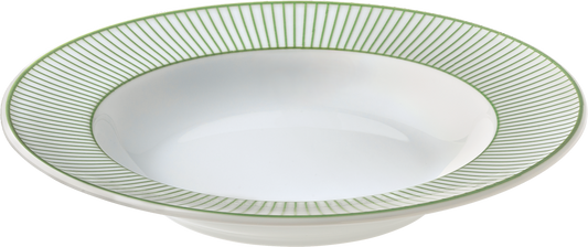 Plate deep round with rim 23cm