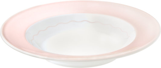 Plate deep round with rim 23cm