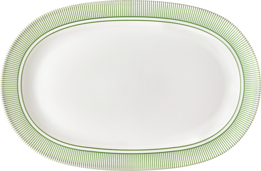 Platter oval with rim 29x20cm