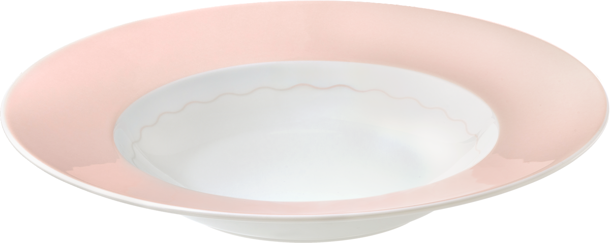 Plate deep round with rim 28cm