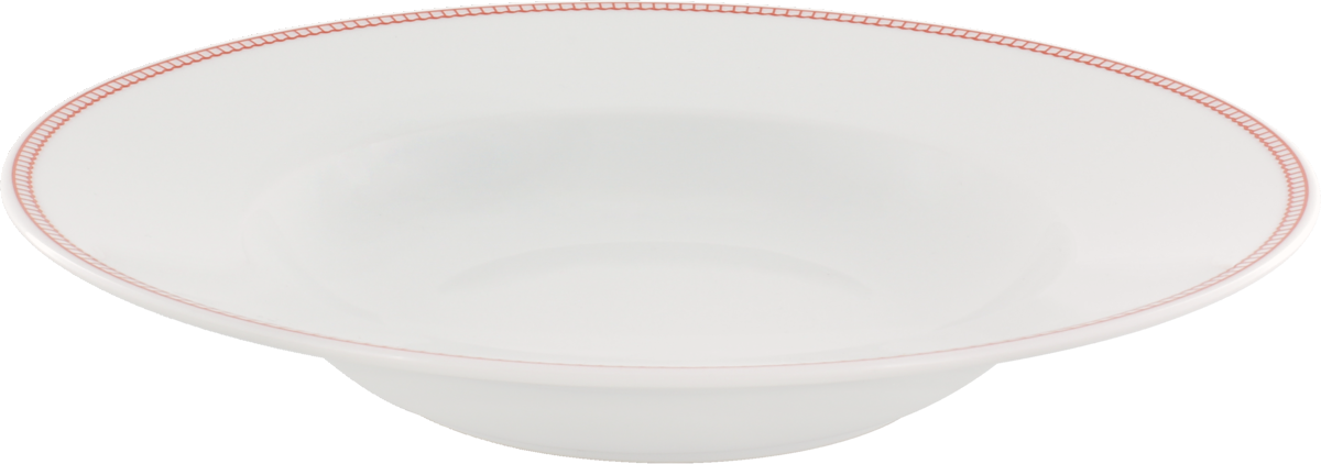 Plate deep round with rim 28cm