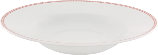 Plate deep round with rim 28cm