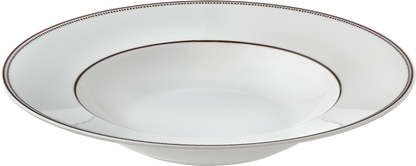 Plate deep round with rim 28cm