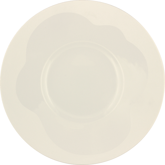 Plate flat round wide rim 31cm