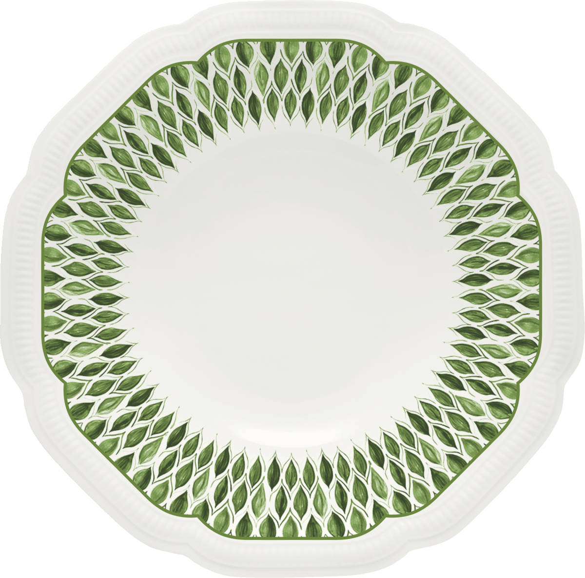 Plate deep round coupe embossed 20cm