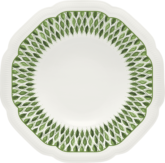 Plate deep round coupe embossed 20cm
