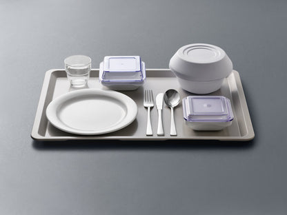 Plastic cover gray flat high temp 13cm (160°C)