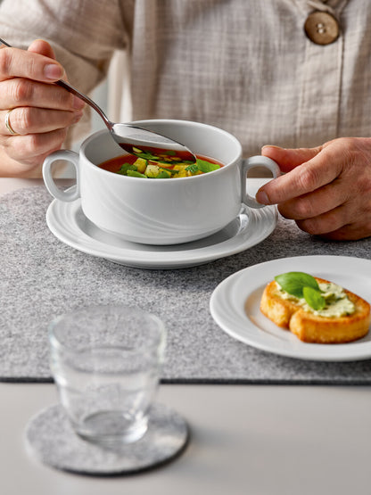 Creamsoup cup stackable embossed 0.50l