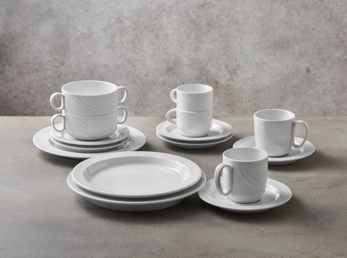 Mug special stackable embossed 0.28l