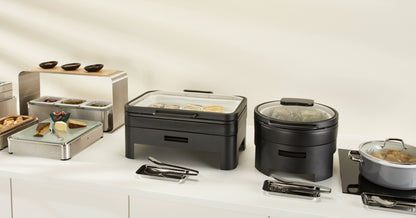 Chafing Dish GN 1/1 Basic HOT & FRESH Black