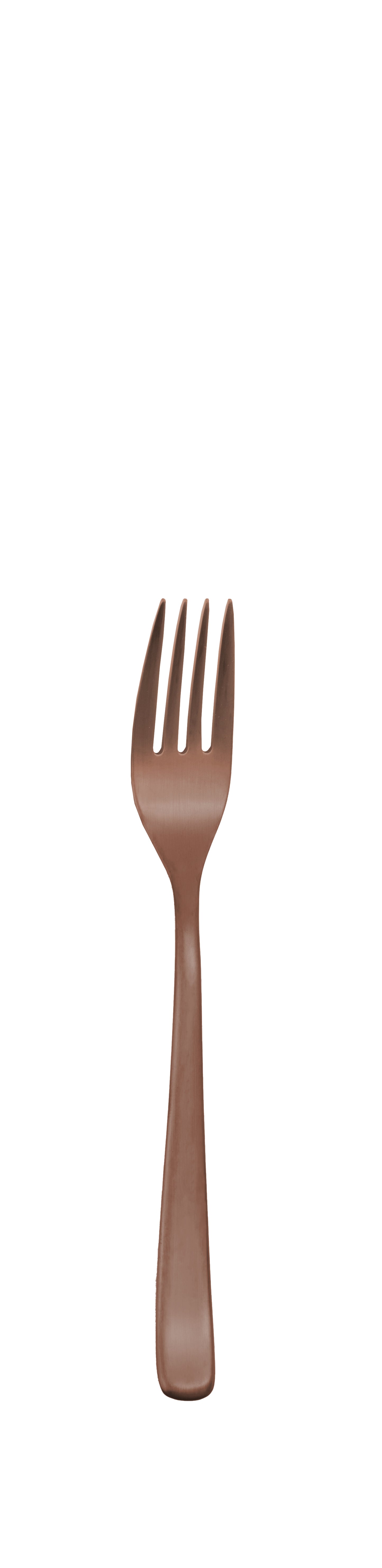 Dessert fork MEDAN PVD copper brushed 159mm