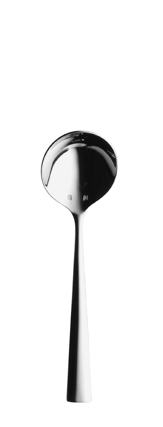 Round soup spoon ACCENT silverplated 176mm