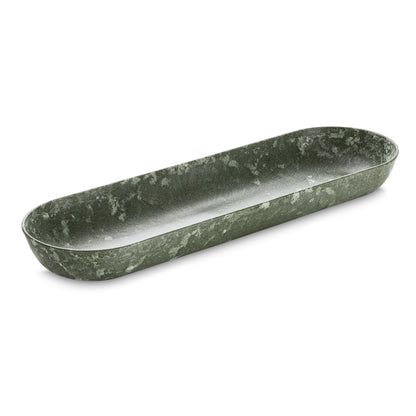 Oval Serving plate 53*16 Green