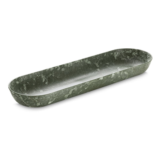 Oval Serving plate 53*16 Green