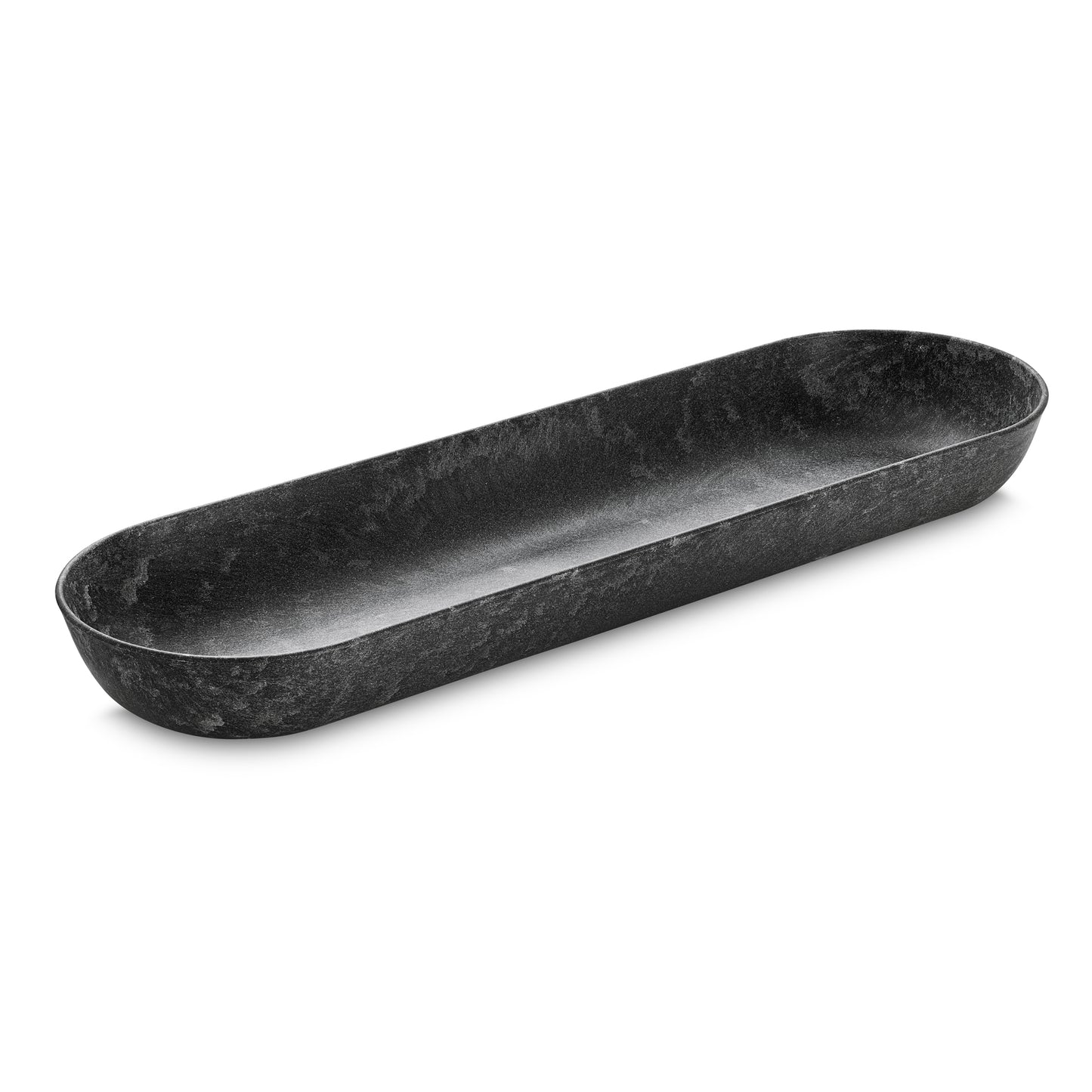 Oval Serving plate 53*16 Black