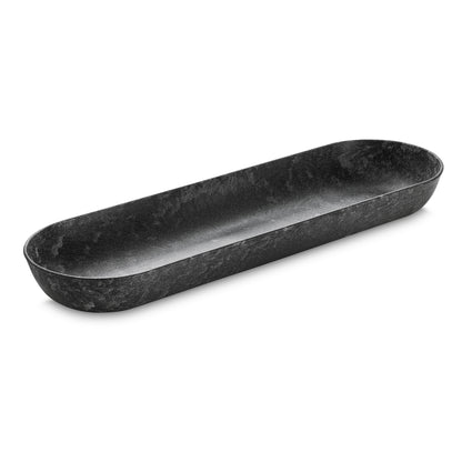 Oval Serving plate 53*16 Black