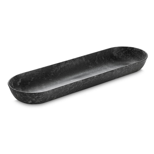 Oval Serving plate 53*16 Black