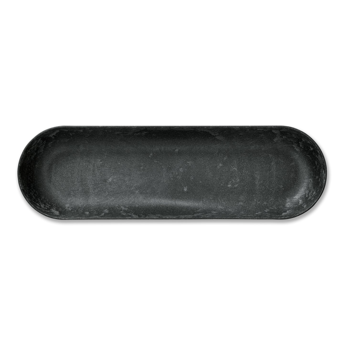 Oval Serving plate 53*16 Black