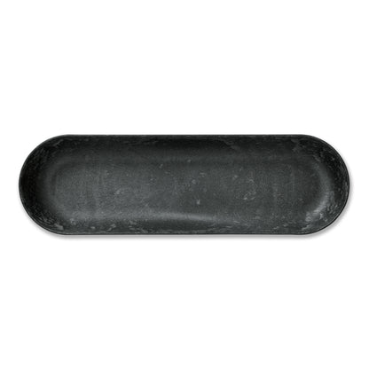 Oval Serving plate 53*16 Black