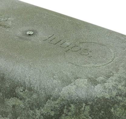 Platter oval 35cm green