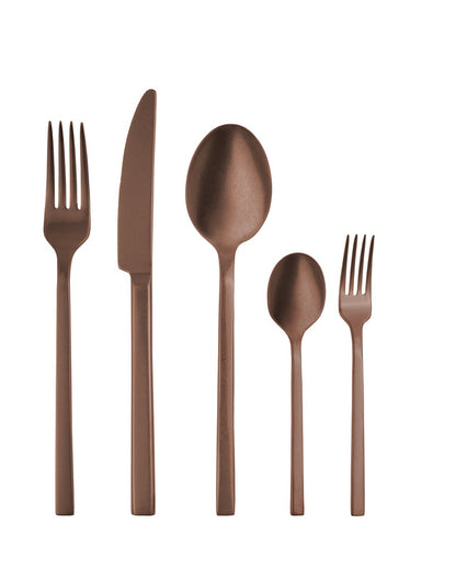Table fork PROFILE PVD copper stonewashed 208mm