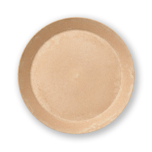Plate flat 25cm sand