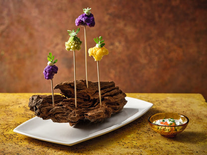 Dipping dish 9cm amber