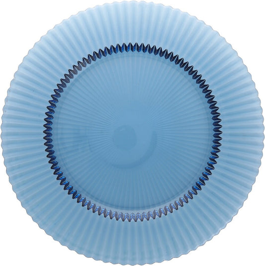 ARCHIE Glass Plate flat 32,5cm cornflower