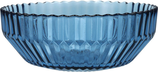 ARCHIE Glass Bowl 16cm cornflower