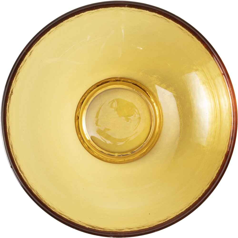 Bowl 15cm amber
