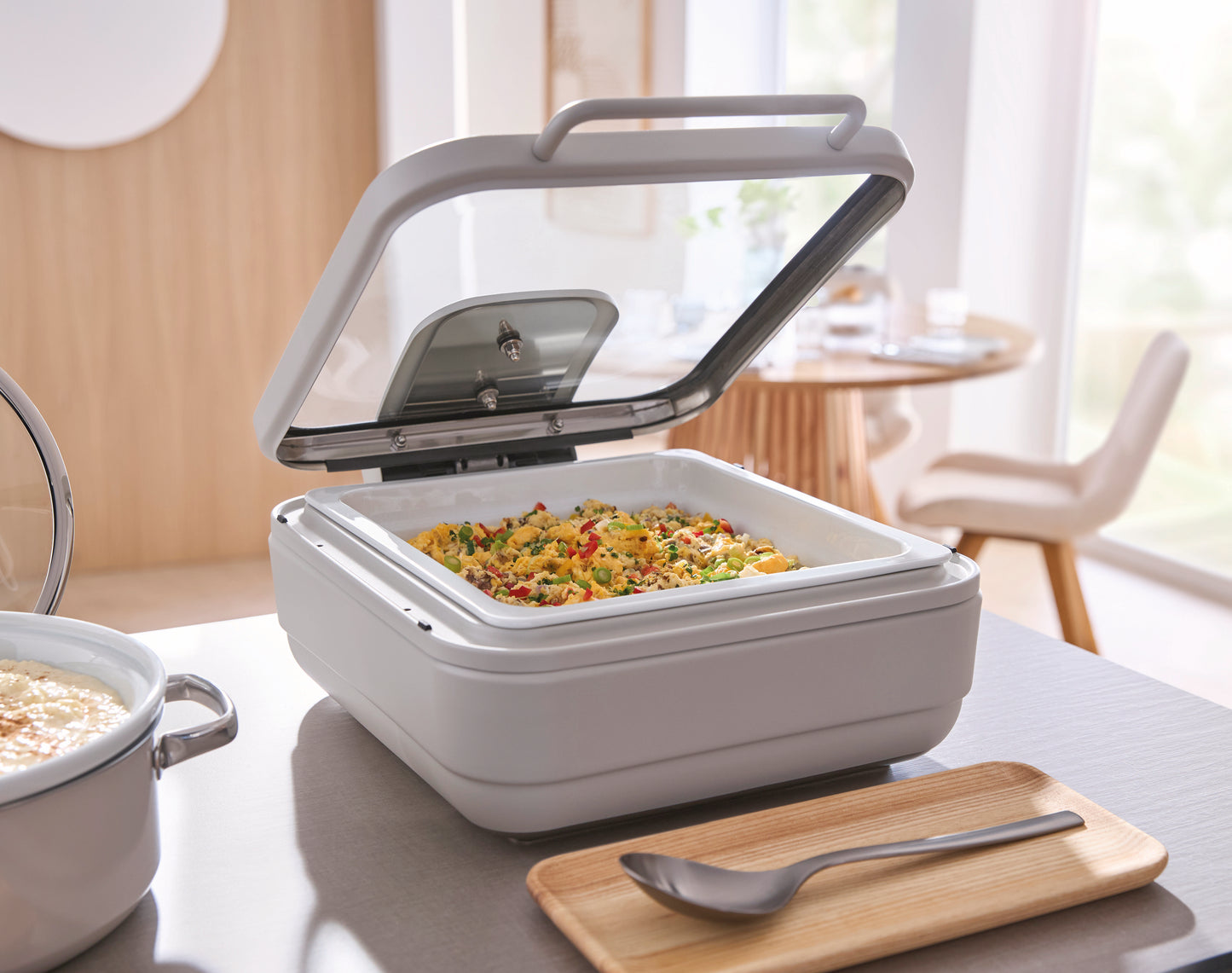 Chafing Dish GN 2/3 Basic HOT & FRESH Macadamia