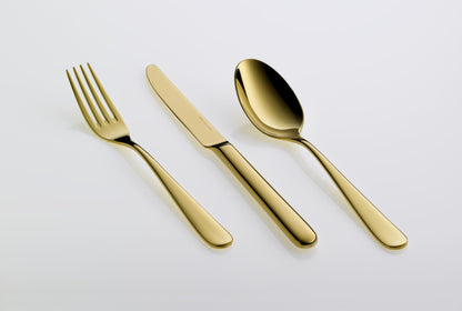 Dessert fork CARLTON PVD gold 180mm