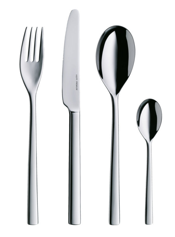 Dessert fork 4 prongs LENTO silver plated 158mm